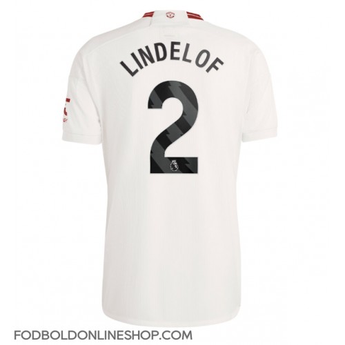 Manchester United Victor Lindelof #2 Tredjetrøje 2023-24 Kortærmet